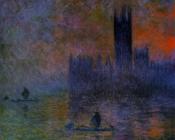 克劳德 莫奈 : Houses of Parliament, Fog Effect